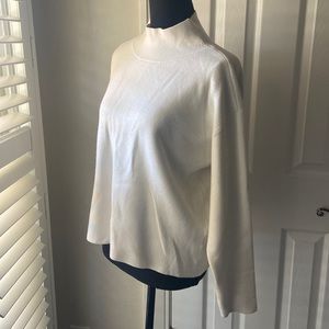 Maeve Anthropologie Winter White Mockneck Sweater M
